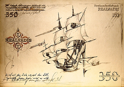 Kunst als Sachwert mit genußvoller Rendite: "Fliegende Holländerin" von Bill d'Amacha "The Golden Secret" von Bill d'Amacha