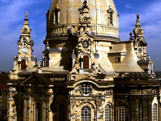 Dresden Blick zur Frauenkirche