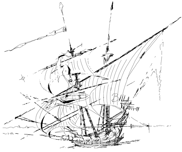 Wir wünschen Ihnen alles Gute für 2014 und stets Rückenwind. Auf zu neuen Ufern: Realvadis Schiff 2014